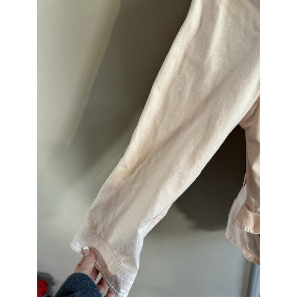 Ralph Lauren Pink Blue Denim Trucker Jacket Size MediumPolo Jeans Co Bsrbie Core - Picture 4 of 7
